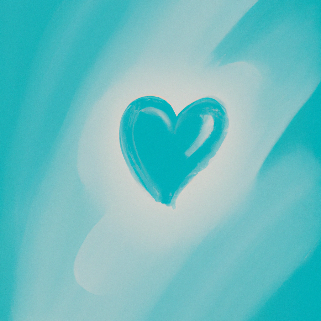 Empty favorites watercolor heart icon